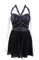 Harness black dress with ba...