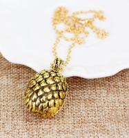 NEW WITCH Golden necklace with a dragon scaled egg pendant, vintage steampunk fantasy