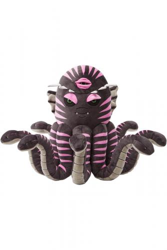 NEW WITCH KRAKEN PLUSH TOY Peluche Kraken noire et violet  trois yeux, tentacules serpents, KILLSTAR, nugoth occulte