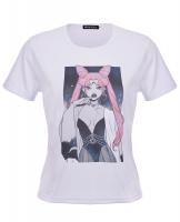 T-shirt blanc manches courtes, Chibiusa version witch lgante, manga anime