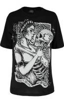 T-shirt noir large Kiss of Death Restyle, gothique witchy nugoth