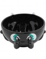Black ceramic Cthulhu Bowl, KILLSTAR, cute goth steampunk