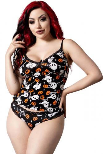 NEW WITCH HAUNTED PUMPKIN CAMI TOP Haunted Pumpkin Cami Top Killstar ghost and pumpkin halloween