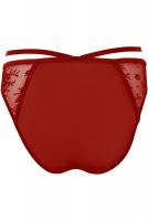 NEW WITCH DEADLY ATTRACTION PANTY [SCARLET] Culotte dentelle rouge  sangles, Deadly Attraction KILLSTAR lingerie sexy gothique