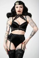 NEW WITCH MERCY LACE GARTER BELT [B] Mercy Black Lace Garter Belt, KILLSTAR sexy gothic lingerie