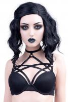 NEW WITCH Magica Bra Soutien gorge noir avec sangles harnais, Magica Bra KILLSTAR, gothique sexy fetish